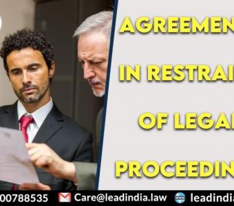 Agreements in Restraint of Legal Proceedings | Top Law Firm