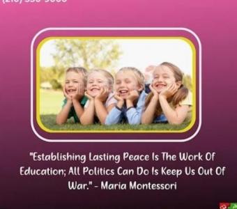 Establishing Lasting Peace Is The Work Of Education,