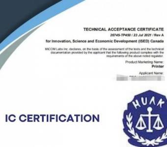 Ensure Compliance with IC Certification for Your Products