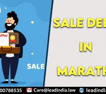 Top legal Sale Deed in Marathi Lead India