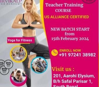 US Alliance Certified Yoga Teacher Training Course in Ahmedabad, Gujarat, India