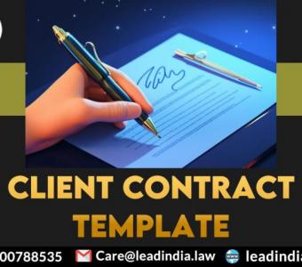 Top Legal Firm | Client Contract Template | Lead India