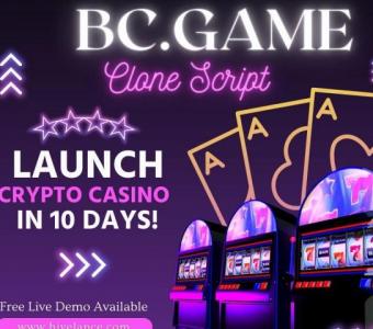 Trending Popular BCGame Clone Script For Crypto Casino Business