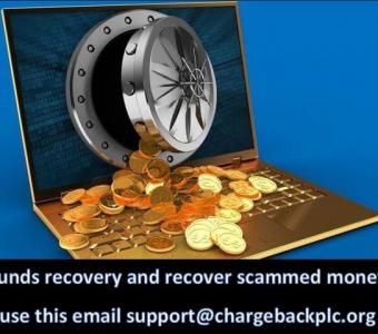 Funds recovery and recover scammed money support@chargebackplc.org