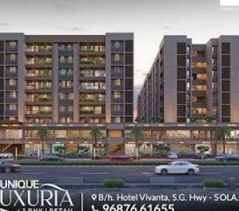 Unique Luxuria, Gota, Ahmedabad-3 bhk flats in gota ahmedabad