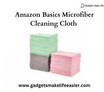 Gleam & Clean: Amazon Basics Microfiber Cleaning Cloth - Gadgets Make Life Easier