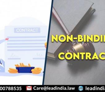 Non-Binding Contract | Lead India | Best Legal Firm