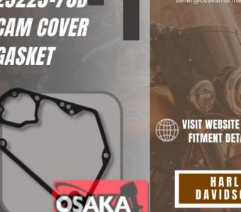 Harley Davidson Motorcycle Parts Cam Cover Gasket 25225-70B by Osaka Marine Industrial