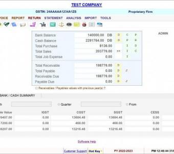 Accounting software for textile business