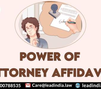Lead india | leading law firm | power of attorney affidavit
