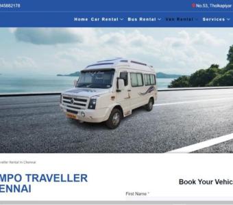 18-seater tempo traveler rental in Chennai - VPL Travels
