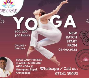 yoga teachers training course, online /  offline, us alliance, nirvikalp yoga academy