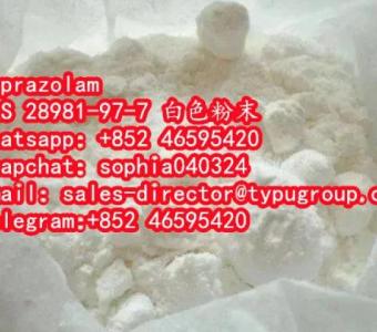 High quality Alprazolam	CAS28981-97-7 white powder