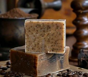 Exfoliating Coffee Soap - Natural Skincare with Coffee Grounds