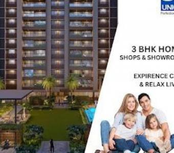 Unique Luxuria, Sola, Gota, Ahmedabd I 3 BHK Flats, Apartments, Home, House.