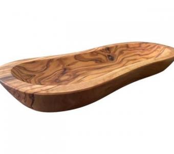 Revamp your dining zone with the exquisite handmade Olive wood bowl