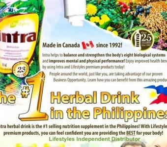 Lifestyles intra herbal health juice drink 23 botanicals worldwide distributors