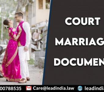 Lead india | court marriage document