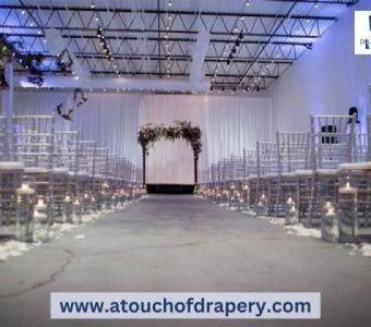 Backdrop Curtains for Party with A Touch of Drapery