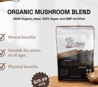 Pure NZ Organic Mushroom Supplement Powder: Elevate Your Recipes, Enhance Your Health