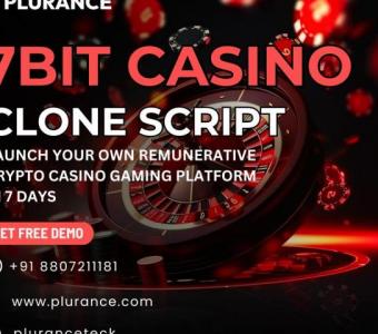 Get Free Web and Mobile App Live Demo of 7Bit Casino Clone Script