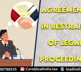 agreements in restraint of legal proceedings | legal service