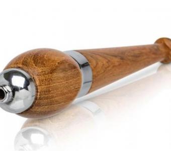 Premium Grinder's Best Wood Zeppelin Pipe for Smooth Smoking