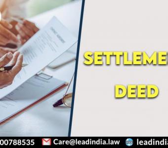 settlement deed | legal firm | lead india