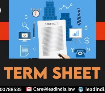 term sheet | legal firm | lead india