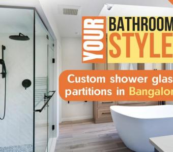 Elegant Bath Glass Partition Solutions by Sri Venu Glass