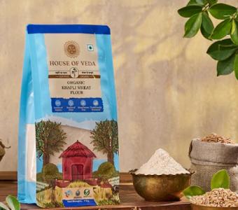 House of Veda Organic Khapli Wheat Flour 1Kg