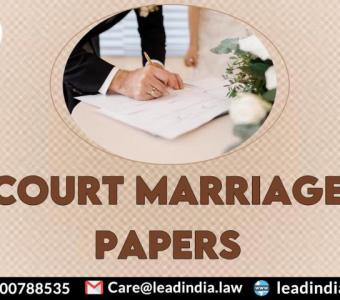 Court Marriage Papers