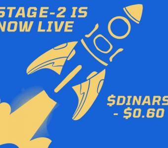 DinarsPay (DINARS) Presale Stage 2 is Officially Open!