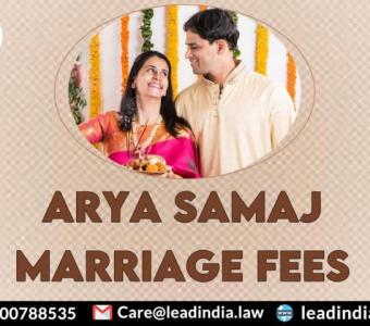 Arya Samaj Marriage Fees