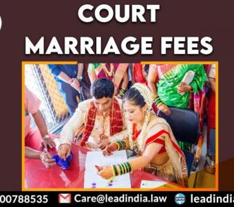 Court Marriage Fees