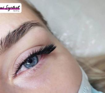 D Curl Eyelash Extensions in NYC - Natural, Glamorous Look!