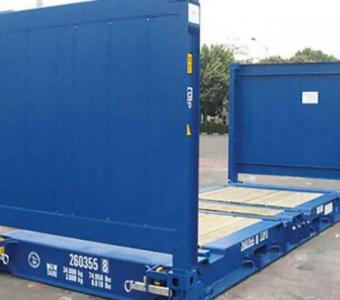 Buy 40ft Flat Rack Shipping Container