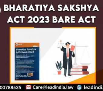 bharatiya sakshya act 2023 bare act | law firm