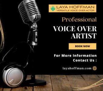 Hire a Top Female Voice Over Artist in USA - Laya Hoffman