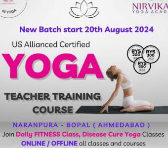 yoga teachers training course, online /  offline, us alliance, nirvikalp yoga academy,Ahmedabad