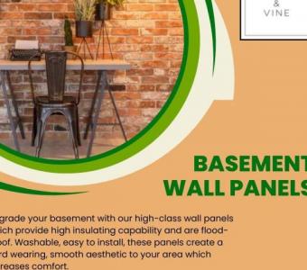 Products: Insulated and Waterproof Basement Wall Panels