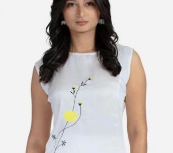 Women Custom Cotton Sleeveless Top Online - Kuteera Clothing