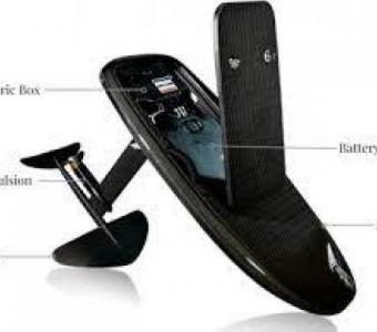 Electric hydrofoil surfboard