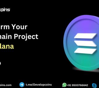 Transform Your Blockchain Project with Solana - Developcoins