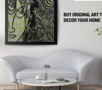 Buy original art to decor  your home