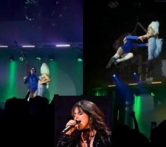 Drag Queen Falls After Rope Breaks During Camila Cabello Concert