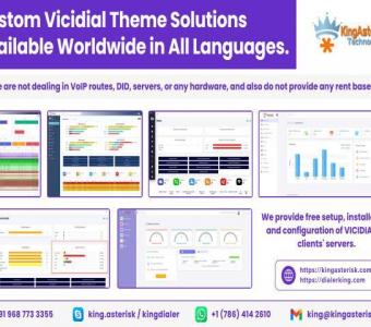 Custom Vicidial Theme Solutions available worldwide in all languages