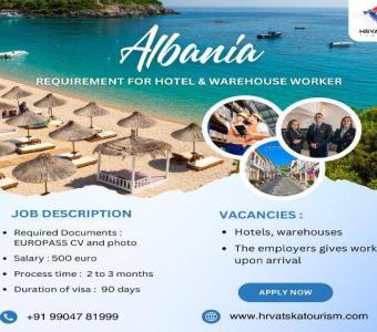 Jobs in Albania: Apply for Hotel & Warehouse Roles!