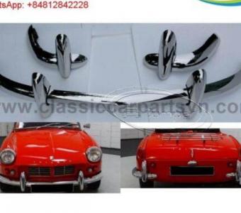 Triumph Spitfire MK1, MK2, GT6 MK1 (1962-1968) bumpers by stainless steel