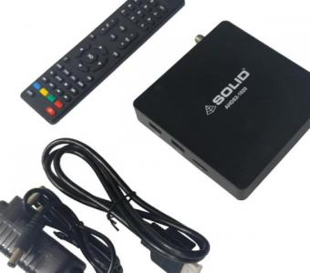 SOLID AHDS2-1020 Android+S2 (Satellite+Android 7.1) Combo Set-Top Box